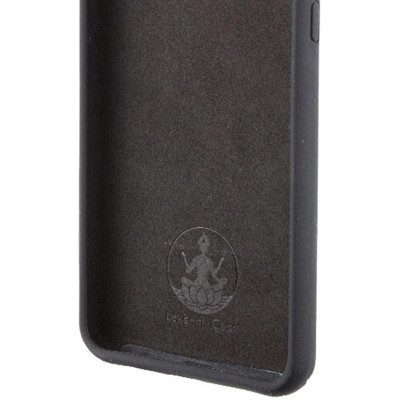 Накладка (з мікрофіброю) Silicone Cover Lakshmi Full Camera для Motorola Edge 50 Pro- чорний
