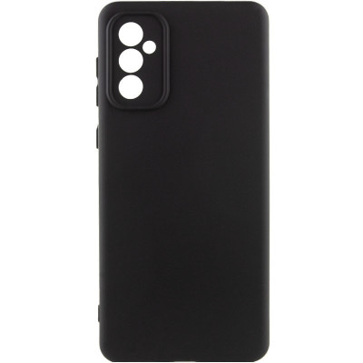Накладка (з мікрофіброю) Silicone Cover Lakshmi Full Camera для Samsung S23 FE- чорний
