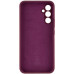 Накладка (з мікрофіброю) Silicone Cover Lakshmi Full Camera для Samsung S24 FE- марсала