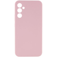 Накладка (з мікрофіброю) Silicone Cover Lakshmi Full Camera для Samsung S24 FE- рожевий пісок