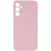 Накладка (з мікрофіброю) Silicone Cover Lakshmi Full Camera для Samsung S24 FE- рожевий пісок