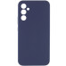 Накладка (з мікрофіброю) Silicone Cover Lakshmi Full Camera для Samsung S24 FE- темно-синій