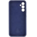 Накладка (з мікрофіброю) Silicone Cover Lakshmi Full Camera для Samsung S24 FE- темно-синій