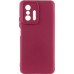 Накладка (з мікрофіброю) Silicone Cover Lakshmi Full Camera для Xiaomi 11T / 11T Pro- марсала
