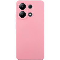 Накладка (з мікрофіброю) Silicone Cover Lakshmi Full Camera для Xiaomi Redmi Note 13 5G- рожевий