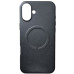 Накладка Leather with Magnetic iPhone 16- чорний