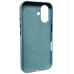 Накладка Leather with Magnetic iPhone 16- сосново зелений
