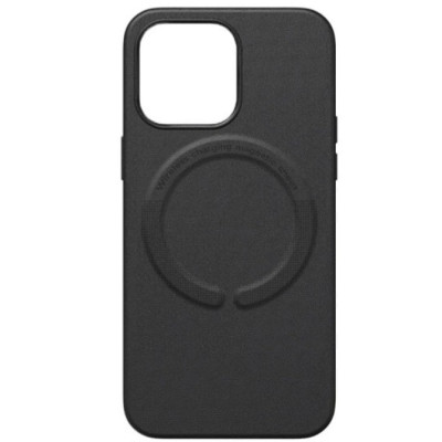 Накладка Leather with Magnetic iPhone 16 Pro- чорний Накладка Leather with Magnetic iPhone 16 Pro- чорний
