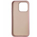 Накладка Leather with Magnetic iPhone 16 Pro- рожевий пісок