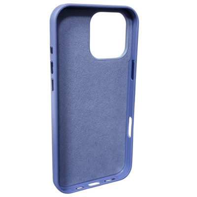 Накладка Leather with Magnetic iPhone 16 Pro- гліцинія Накладка Leather with Magnetic iPhone 16 Pro- гліцинія