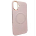 Накладка Leather with Magnetic iPhone 16 Plus- рожевий пісок