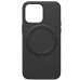 Накладка Leather with Magnetic iPhone 16 Pro Max- чорний