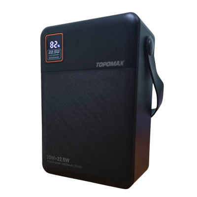 Power Bank Topomax 80000mAh Fast Charge (QC+PD) 22.5W- чорний Power Bank Topomax 80000mAh Fast Charge (QC+PD) 22.5W- чорний