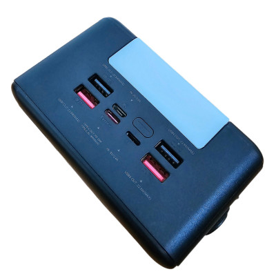 Power Bank Topomax 80000mAh Fast Charge (QC+PD) 22.5W- чорний Power Bank Topomax 80000mAh Fast Charge (QC+PD) 22.5W- чорний