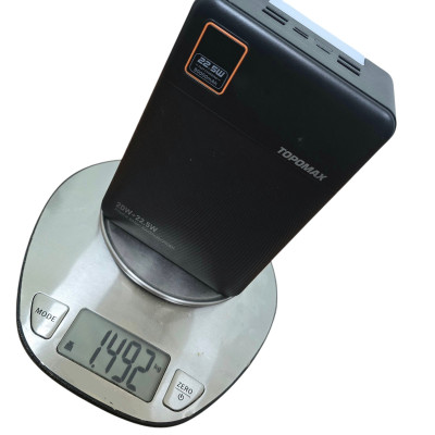 Power Bank Topomax 80000mAh Fast Charge (QC+PD) 22.5W- чорний Power Bank Topomax 80000mAh Fast Charge (QC+PD) 22.5W- чорний