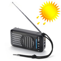 Bluetooth колонка TG368 (гучний зв'язок, радіо, сонячна панель)- чорний Bluetooth колонка TG368 (гучний зв'язок, радіо, сонячна панель)- чорний