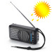 Bluetooth колонка TG368 (гучний зв'язок, радіо, сонячна панель)- чорний