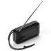 Bluetooth колонка TG368 (гучний зв'язок, радіо, сонячна панель)- чорний