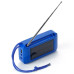Bluetooth колонка TG368 (гучний зв'язок, радіо, сонячна панель)- синій