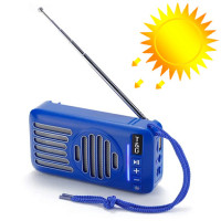 Bluetooth колонка TG368 (гучний зв'язок, радіо, сонячна панель)- синій Bluetooth колонка TG368 (гучний зв'язок, радіо, сонячна панель)- синій