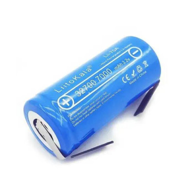 Акумулятор 32700 LiitoKala Lii-70A-N 3.2V / 7000mAh + TAG (під пайку) Original