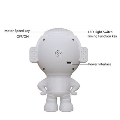 Зоряний 3D проектор MGY-141 (Astronaut, Bluetooth, Speaker, Night Light)