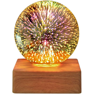 Нічник 3D Кришталева куля MYT10257 (RGB+Warm Light) Нічник 3D Кришталева куля MYT10257 (RGB+Warm Light)