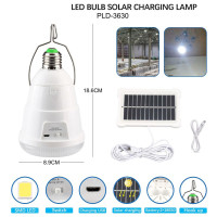 Лампочка LED світлодіодна з акумулятором FA-3630 (28W, E27, 2x18650, сонячна панель, крюк, ЗП microUSB) Лампочка LED світлодіодна з акумулятором FA-3630 (28W, E27, 2x18650, сонячна панель, крюк, ЗП microUSB)