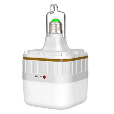 Лампочка LED світлодіодна з акумулятором FA-7936 (30W, E27, 2x18650/3×ААА, крюк, ЗП Type-C) Лампочка LED світлодіодна з акумулятором FA-7936 (30W, E27, 2x18650/3×ААА, крюк, ЗП Type-C)