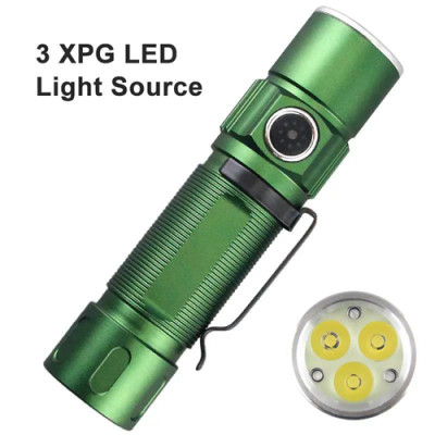 Ліхтарик A05- 3XPG, power bank, Li-Ion акум., індикація заряда, ЗП Type-C Ліхтарик A05- 3XPG, power bank, Li-Ion акум., індикація заряда, ЗП Type-C