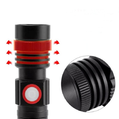 Ліхтарик BL-502-T6+COB, 1x18650, магніт, зажим, zoom, ЗП microUSB Ліхтарик BL-502-T6+COB, 1x18650, магніт, зажим, zoom, ЗП microUSB