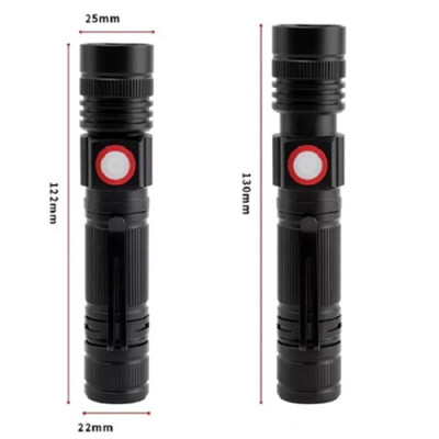 Ліхтарик BL-502-T6+COB, 1x18650, магніт, зажим, zoom, ЗП microUSB Ліхтарик BL-502-T6+COB, 1x18650, магніт, зажим, zoom, ЗП microUSB