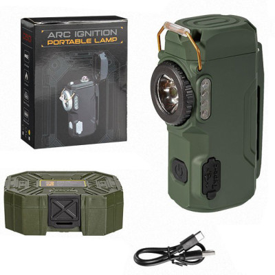Ліхтарик multifunction D50-SMD green, Li-Ion акум., індикація заряда, запальничка, ЗП Type-C Ліхтарик multifunction D50-SMD green, Li-Ion акум., індикація заряда, запальничка, ЗП Type-C