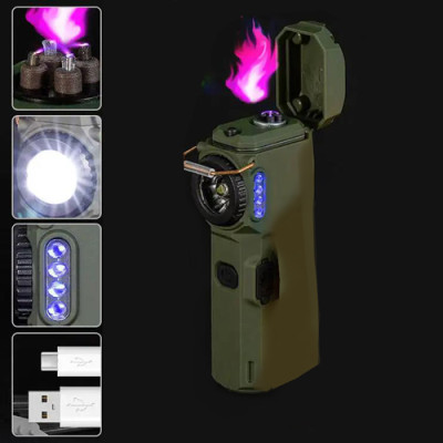 Ліхтарик multifunction D51-SMD green, Li-Ion акум., індикація заряда, запальничка, ЗП Type-C Ліхтарик multifunction D51-SMD green, Li-Ion акум., індикація заряда, запальничка, ЗП Type-C