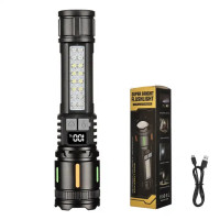 Ліхтарик Night Vision fluorescence 530-2-TG+COB (White+red+blue), Li-Ion акум., ЗП Type-C, індикація заряда, zoom Ліхтарик Night Vision fluorescence 530-2-TG+COB (White+red+blue), Li-Ion акум., ЗП Type-C, індикація заряда, zoom