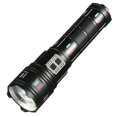 Ліхтарик Night Vision fluorescence AK177-White laser LED PM60-TG, 8х18650, power bank, ЗП Type-C, zoom, 5 фільтрів Ліхтарик Night Vision fluorescence AK177-White laser LED PM60-TG, 8х18650, power bank, ЗП Type-C, zoom, 5 фільтрів