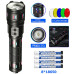 Ліхтарик Night Vision fluorescence AK177-White laser LED PM60-TG, 8х18650, power bank, ЗП Type-C, zoom, 5 фільтрів