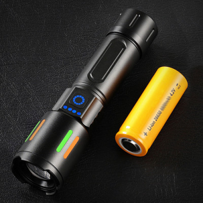 Ліхтарик Night Vision fluorescence CB-611-TG, індикація заряда, 1x26650/3xAAA, ЗП Type-C, zoom Ліхтарик Night Vision fluorescence CB-611-TG, індикація заряда, 1x26650/3xAAA, ЗП Type-C, zoom