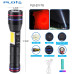 Ліхтарик PLD-231 White laser LED PM10-TG+COB (White+red), 1х18650, power bank, індикація заряда, ЗП Type-C, магніт, zoom