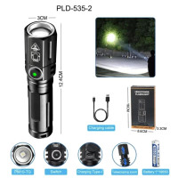 Ліхтарик PLD-535-2 White laser LED PM10-TG, 1x18650, ЗП Type-C, zoom Ліхтарик PLD-535-2 White laser LED PM10-TG, 1x18650, ЗП Type-C, zoom