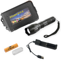 Ліхтарик Police 1831-T6, 1х18650/3хААА, ЗП USB, zoom Ліхтарик Police 1831-T6, 1х18650/3хААА, ЗП USB, zoom