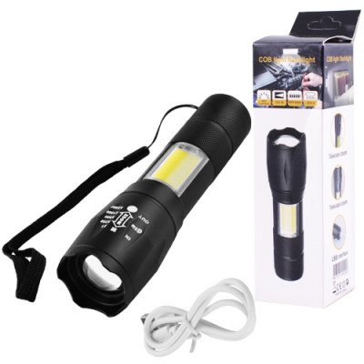 Ліхтарик Police 1831-T6+COB, Li-Ion акум., ремінець, zoom, ЗП microUSB Ліхтарик Police 1831-T6+COB, Li-Ion акум., ремінець, zoom, ЗП microUSB