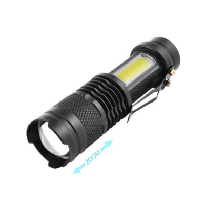 Ліхтарик Police 525/8468-XPE+COB, Li-Ion акум., zoom, ЗП microUSB Ліхтарик Police 525/8468-XPE+COB, Li-Ion акум., zoom, ЗП microUSB