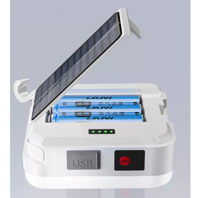Ліхтарик кемпинг DP-K7-100, 3х18650, сонячна панель, power bank, ЗП Type-C, крюк Ліхтарик кемпинг DP-K7-100, 3х18650, сонячна панель, power bank, ЗП Type-C, крюк