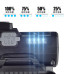 Ліхтарик налобний 6541-3030+SMD (White+RED+BLUE), Motion Sensor, Li-Ion акумулятор, ЗУ Type-C, кліпса, магніт Ліхтарик налобний 6541-3030+SMD (White+RED+BLUE), Motion Sensor, Li-Ion акумулятор, ЗУ Type-C, кліпса, магніт
