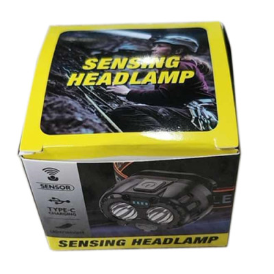 Ліхтарик налобний 666-2XPL, Motion Sensor, індикація заряда, Li-Ion акумулятор, ЗУ Type-C Ліхтарик налобний 666-2XPL, Motion Sensor, індикація заряда, Li-Ion акумулятор, ЗУ Type-C