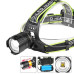 Ліхтарик налобний A16TG White Laser LED PM10-TG, 2x18650, індикація заряда, ЗУ microUSB, zoom