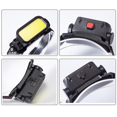 Ліхтарик налобний BL-008+COB (White+red), Li-Ion акумулятор, ЗУ Type-C Ліхтарик налобний BL-008+COB (White+red), Li-Ion акумулятор, ЗУ Type-C
