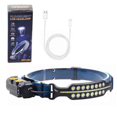 Ліхтарик налобний BL-W690-2-SMD (White+red), Motion Sensor, Li-Ion акумулятор, ЗУ Type-C Ліхтарик налобний BL-W690-2-SMD (White+red), Motion Sensor, Li-Ion акумулятор, ЗУ Type-C