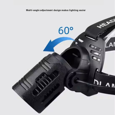Ліхтарик налобний CARBON BL-2322-TG+3LED (White+red+blue+green), Motion Sensor, 3x18650, ЗУ Type-C, zoom Ліхтарик налобний CARBON BL-2322-TG+3LED (White+red+blue+green), Motion Sensor, 3x18650, ЗУ Type-C, zoom